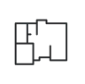 Open floorplan icon